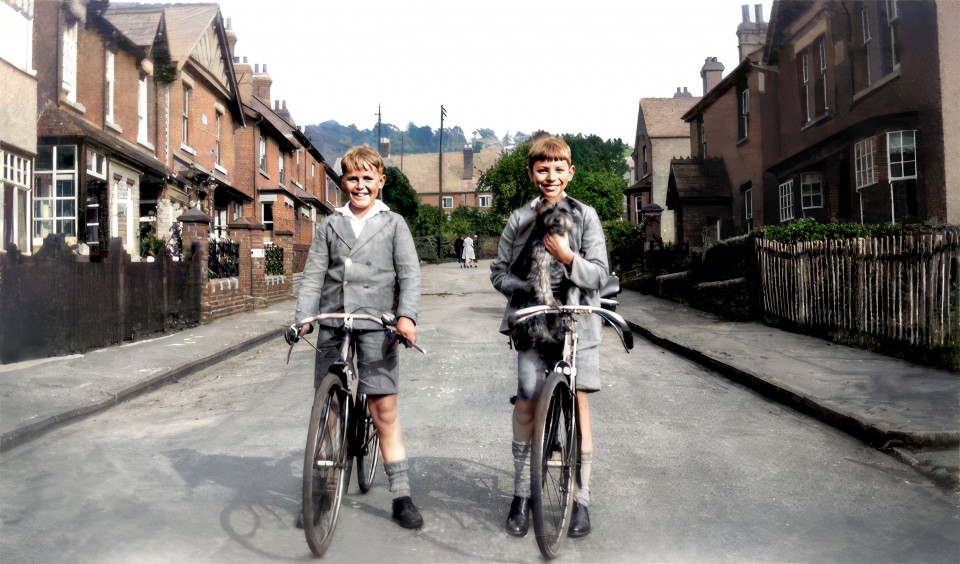 Repaired - Boys on bikes